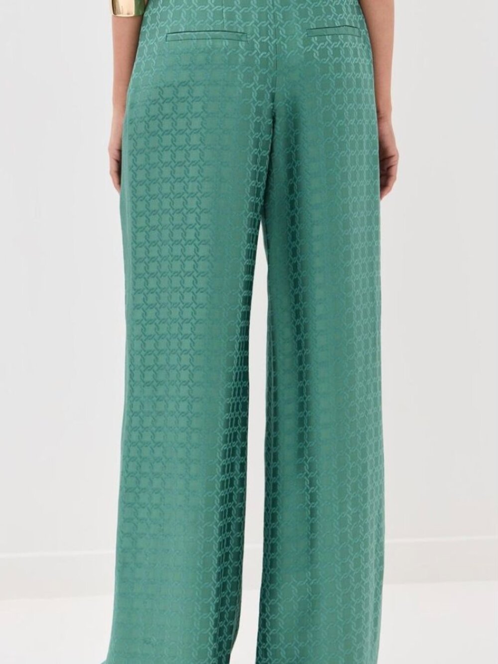 NWOT Veronica Beard Silk Patterned Pantsuit + Tank - Picture 10 of 16